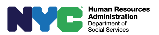 A green and white logo for the huffman adams department of social work.